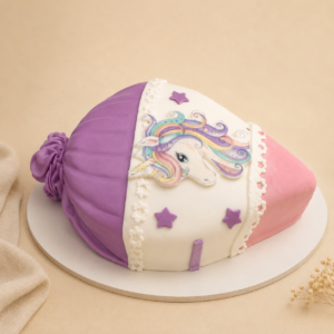 Einhorn-Schultüte – Einschulungstorte