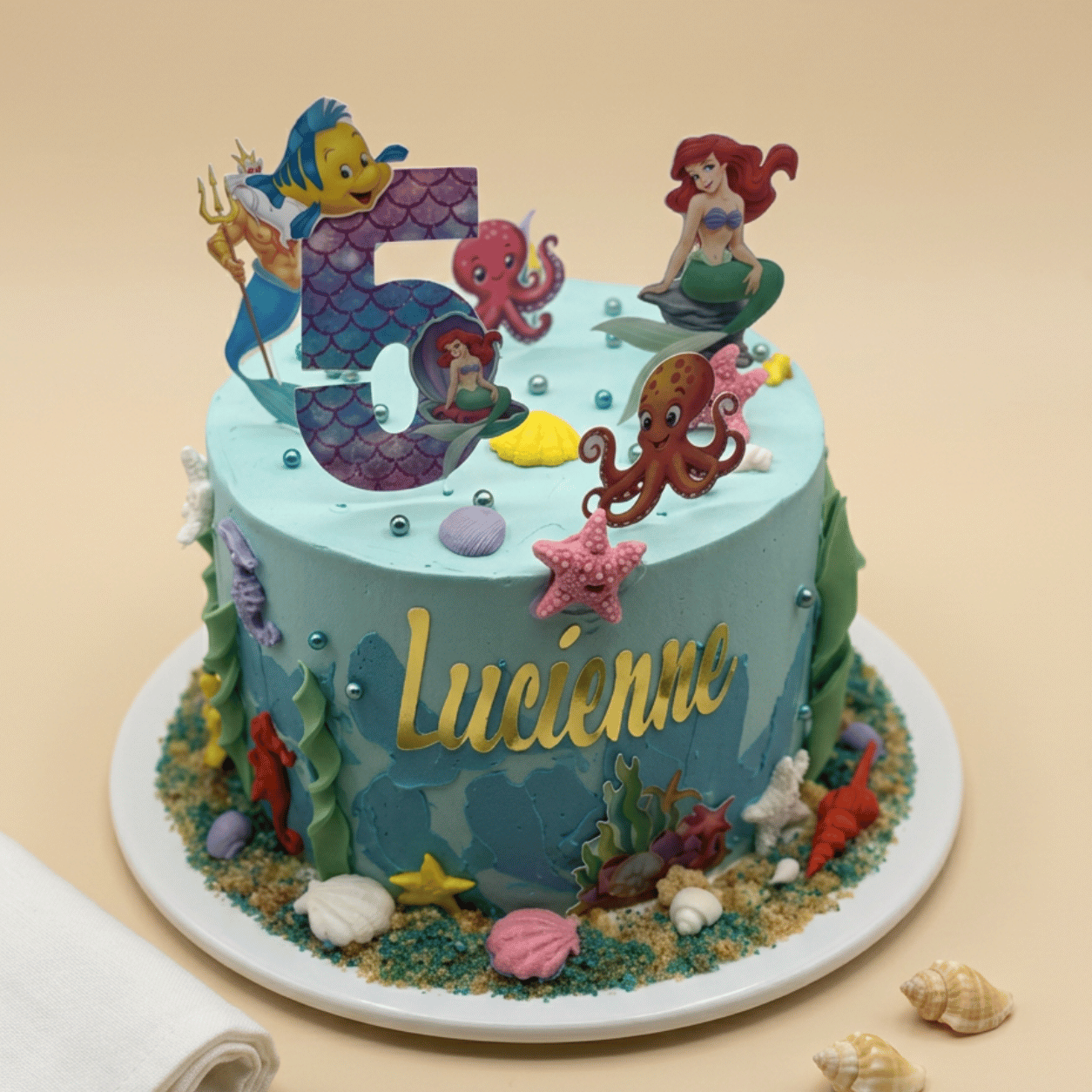 Meerjungfrau-Torte „Unterwasserzauber"