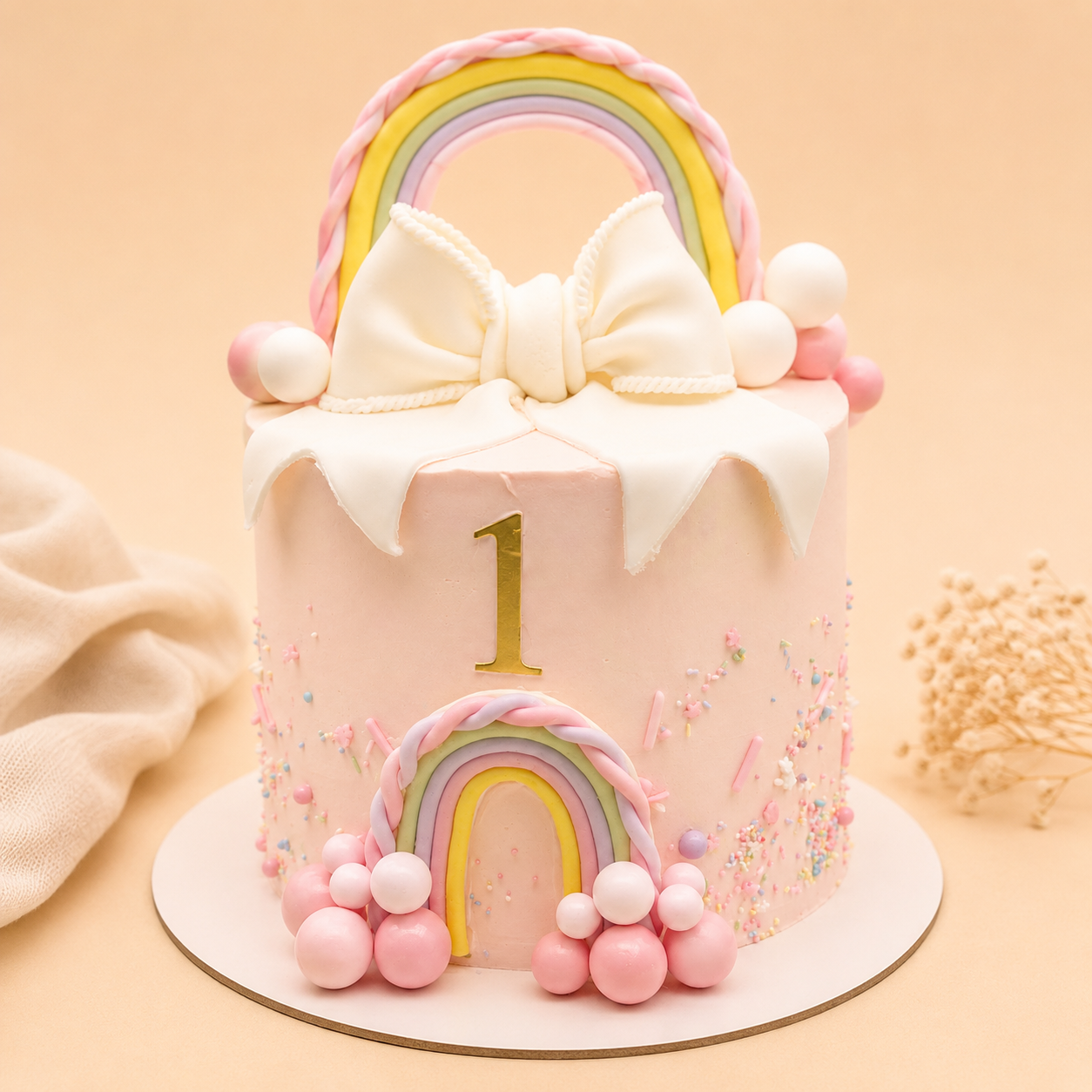 Regenbogen-Torte „Pastell Traum"