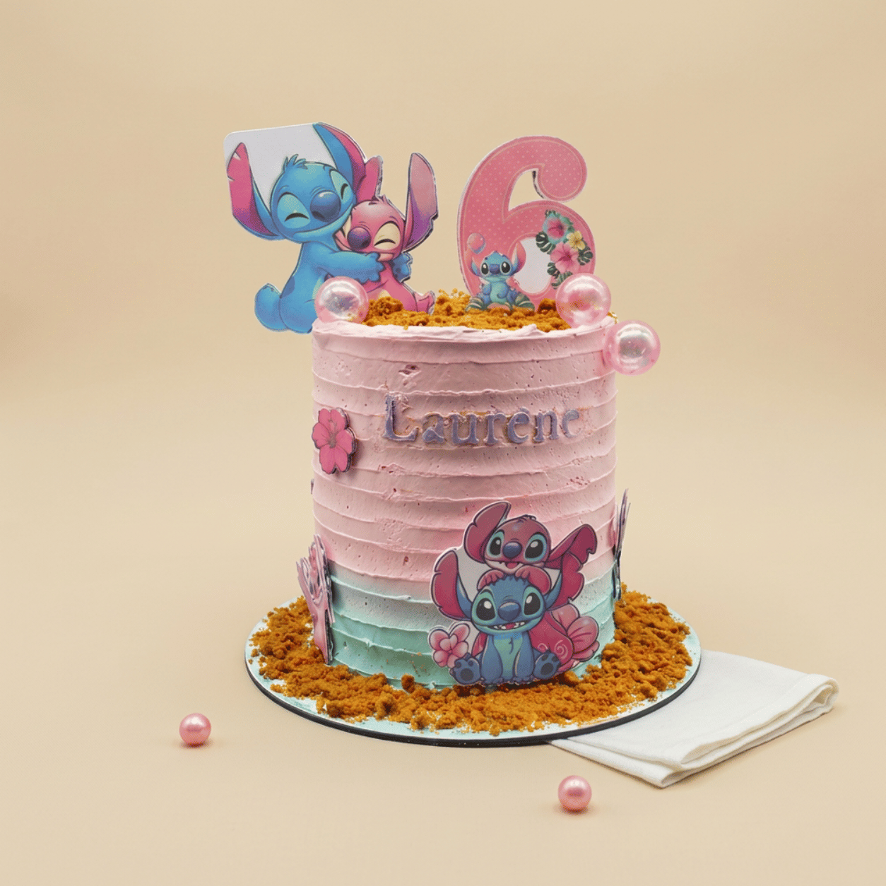 Lilo & Stitch Geburtstagstorte – Personalisierte Kindertorte für Mädchen