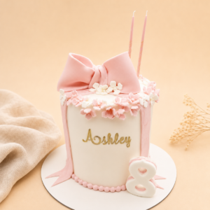 Schleifen-Torte „Pretty in Pink"
